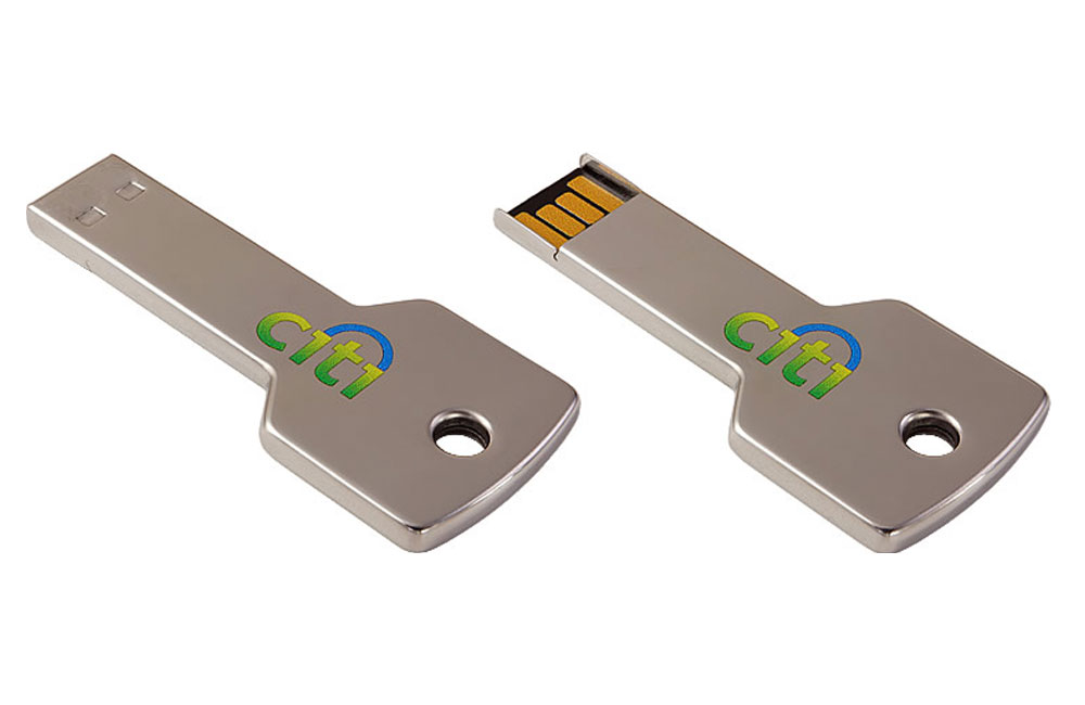 USB Stick Key mit zweiseitigem Vollfarbdruck