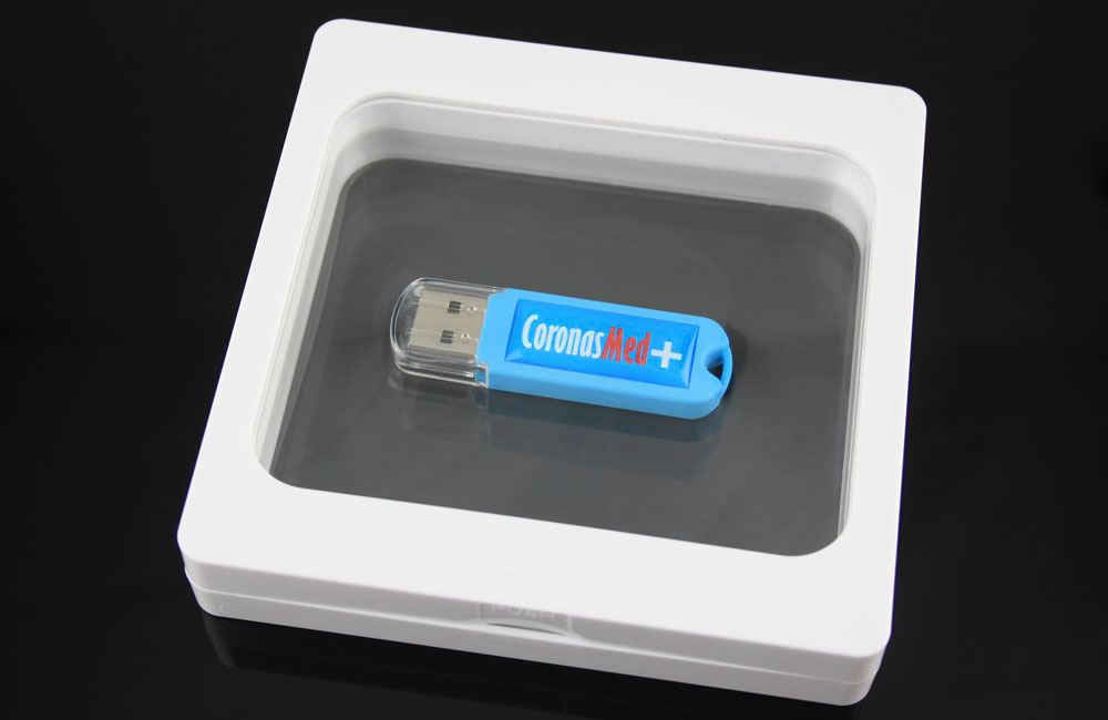 USB Stick Spectra 3.0 mit Vollfarbdruck und Doming in Framebox