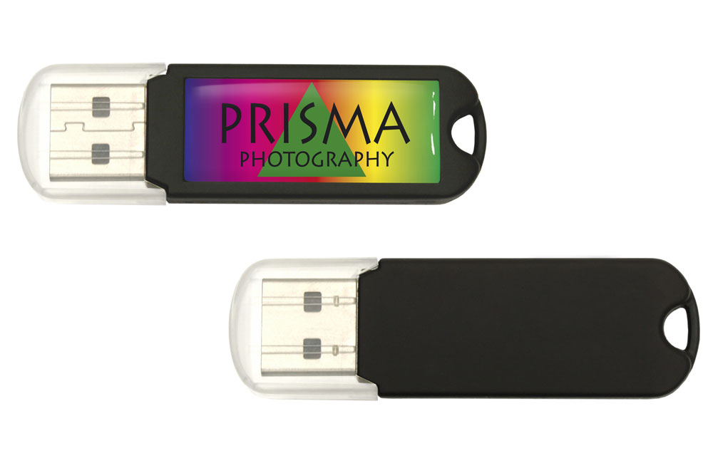 USB Stick Spectra 3.0 Vorderseite Vollfarbdruck mit Doming
