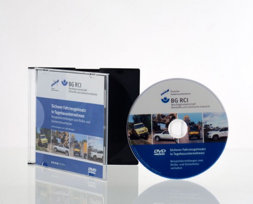 DVD-R (UV-Digitaldruck) im Slimcase mit beidseitig bedruckter Covercard
